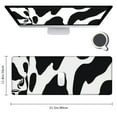 thumbnail image 2 of Heduofu Keyboard Wrist Rest and Mouse Pad with Wrist Support Ergonomic Coaster,Memory Foam,Easy Typing Pain Relief,Large XL Desk Mat Cute Cow Print 31.5x11.8 in, 2 of 6
