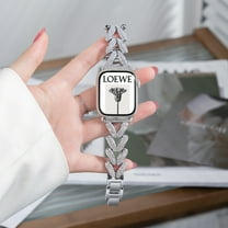 Bling Bands Compatible for Apple Watch Band 42mm 44mm 45mm 49mm Women,Dressy Jewelry Diamond Rhinestone Metal Wristband Strap for iWatch Series Ultra 2/1 SE 9 8 7 6 5 4 3 2 1,Silver