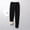 Black, variant on HUPOM Medieval Pants Womens Pants Compression High Waist Rise Long Wide-Leg XS