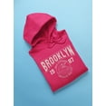 thumbnail image 3 of Brooklyn 1987 College Style Hoodie Women -Image by Shutterstock, Female XX-Large, 3 of 4