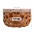 thumbnail image 2 of HEMOTON Khaki Artificial Rattan Planter for Indoor Plants and Home Organization with Durable Texture 12.5x12.5x15 Inches, 2 of 8
