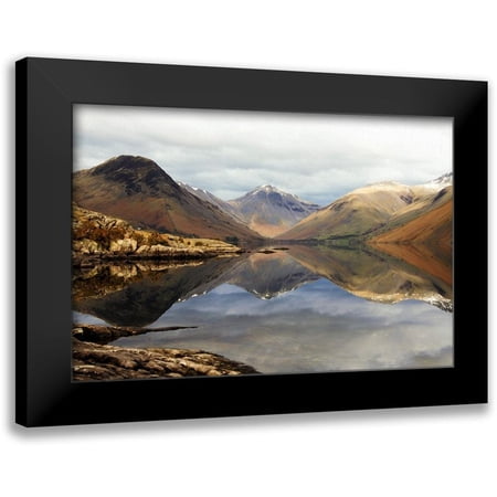 Bolokofsky, Ronald 14x11 Black Modern Framed Museum Art Print Titled - Three Peaks