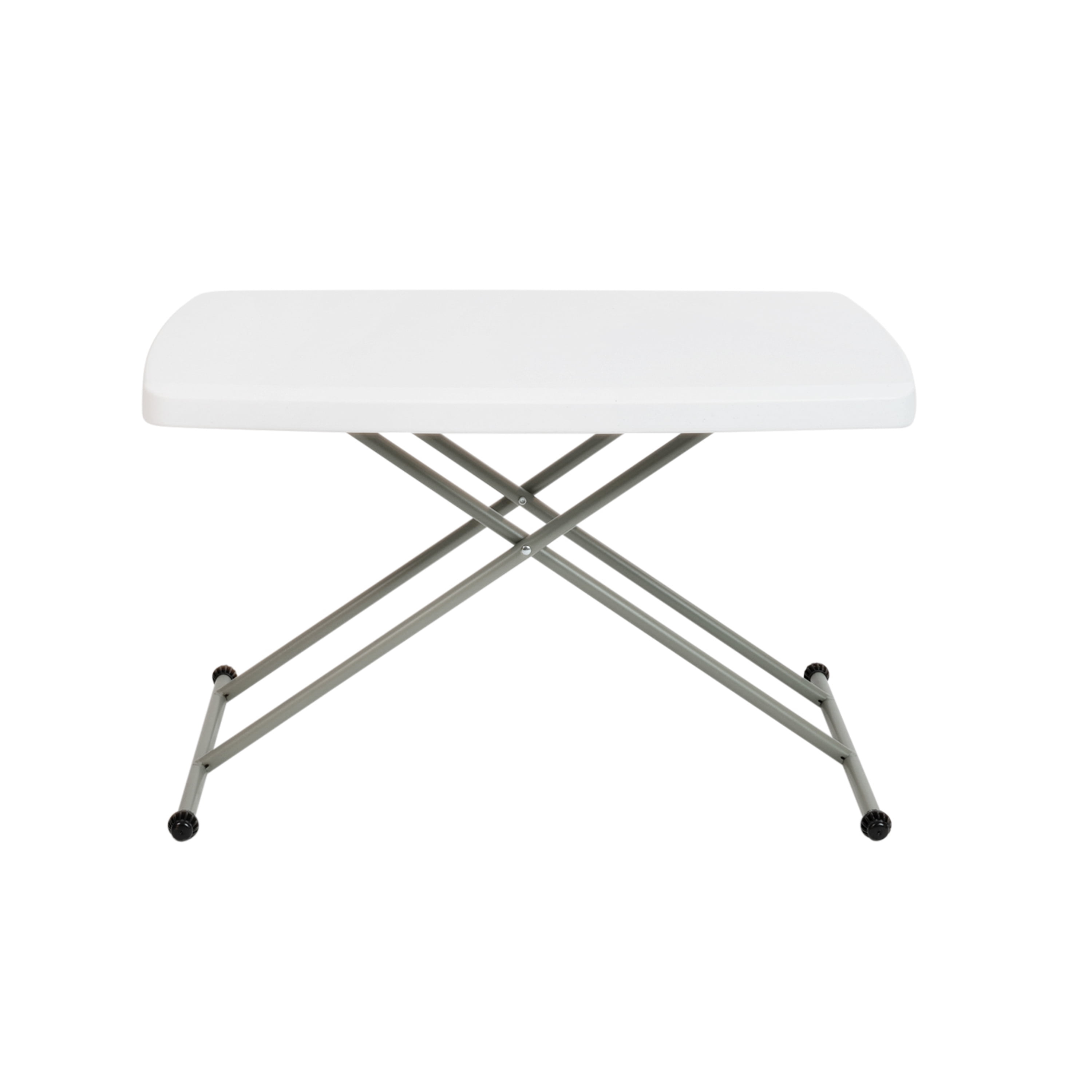 Flash Furniture Indoor/outdoor Plastic Folding Table, Adjustable Height  Commercial Grade Side Table, Laptop Table, Tv Tray : Target