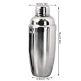 thumbnail image 3 of Cocktails Mixer Stainless Steel Bar Tools Martini Shaker Wine Shaker Stainless Steel Cocktail Shaker, 3 of 10