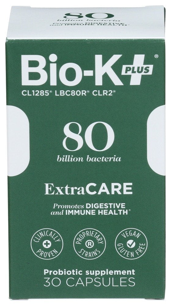 BioK Plus Probiotic ExtraCare 80 Billion CFU 30 Capsules