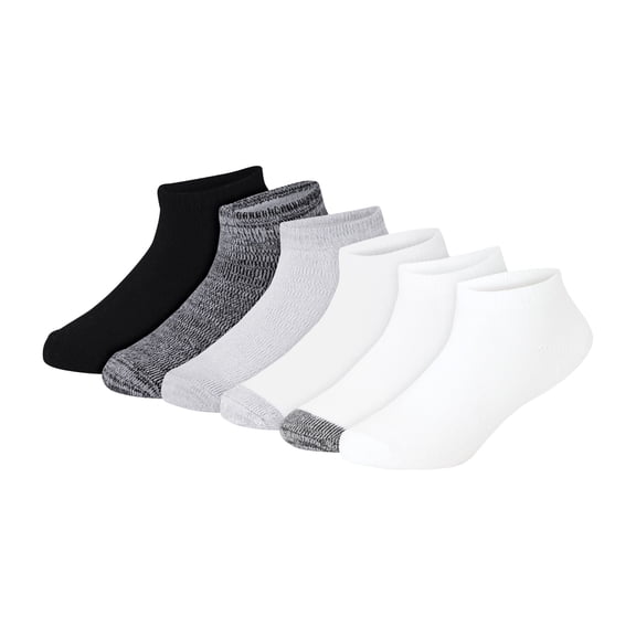 Hanes Boys Low-Cut Socks Value Pack, 6-Pack, Pure Comfort SuperSoft Low-Cut Socks for Infant and Toddler Boys