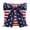 B, variant on Sktrjpolfis Independence Day Pillow Cover 17.71x17.71in, Polyester Star Stripe Bow Throw Pillowcase for Sofa Bedside 4th of July Home Decor