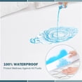 thumbnail image 3 of Twin Waterproof Mattress Protector Deep Pocket Mattress Cover, Soft Breathable Mattress Pad, Fitted Noiseless Waterproof Bed Cover Stretch to 19", 3 of 7