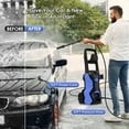 thumbnail image 6 of Homdox WD3800 Electric Pressure Washer, Portable 1.8GPM Power Washer, 1700W Power Washer Electric Powered with Adjustable Nozzle & 500ML Foam Cannon for Car Yard Driveway Garden, Blue, 6 of 7