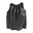 thumbnail image 2 of BLCHUNen Linen Tank Tops for Women Chest Pleated Sleeveless Crew Neck Casual Lightweight Loose Summer Beach Shirts, 2 of 4