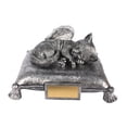 thumbnail image 1 of DimyFew Urn [Chat Endormi] en Mémoire des Animaux Chers, Urn en Résine Synthétique, Statue Commémorative pour Animaux de Compagnie pour Parc et Jardin, 1 of 8