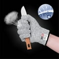 thumbnail image 3 of CNKOO Cut Resistant Gloves  3D-Comfort Fit  Firm Grip  Thin & Lightweight  Touch-Screen Compatible  Durable  Breathable and Cool  Machine Washable, 3 of 6