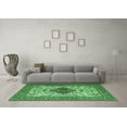 thumbnail image 3 of Ahgly Company Indoor Rectangle Persian Emerald Green Traditional Area Rugs, 5' x 8', 3 of 4