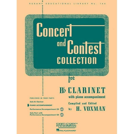 Concert and Contest Collection for BB Clarinet : Piano Accompaniment