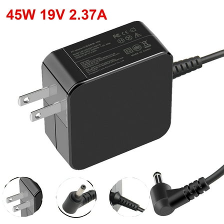 Laptop Charger 45W 19V 2.37A AC Adapter for Asus Q302 Q302L Q302LA Q302U Q303 Q303U Q304 Q304U Q503 Q503U Q504 Q504U Power Supply