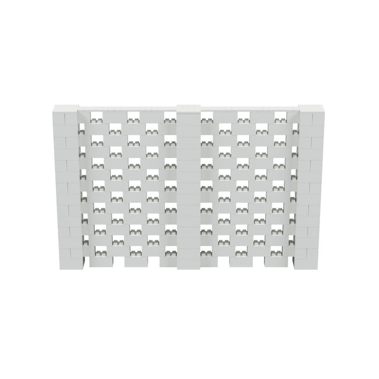EverBlock 11' x 7' Open Stagger Wall Kit Modular Building Blocks