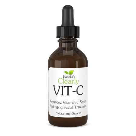 Isabella Cream - Isabella's Clearly VIT-C - Advanced Vitamin C Serum Skin Cream and Moisturizer, Day and Night, Natural and Organic. 2 Oz