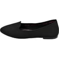 thumbnail image 7 of Skechers Women's Cleo-Sherlock-Engineered Knit Loafer Skimmer Ballet Flat, Black/Black, 10 M US, 7 of 7
