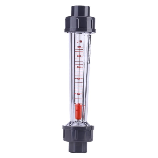 Medidor de flujo de LZS-15 de agua líquida tipo tubo de plástico rotámetro 100-1000L/H ampliamente utilizado en el campo industrial del agua oso de fresa Electrónica