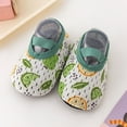 thumbnail image 7 of Siilsaa Shoes Lightweight Breathable Mesh Crib First Walkers Sock Shoes Green,4, 7 of 7