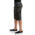 thumbnail image 3 of Lazer Mens Belted Ripstop Stacked Cargo Shorts, Waist Sizes 29"-40", 3 of 3