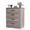 Gray, 4 Drawers, variant on Holliwill 4 Drawer Dressers for Bedroom, Modern Wood Chest of Drawers Storage Cabinet for Living Room, Hallway, Gray