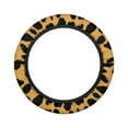 thumbnail image 7 of ZUXONGSY Leopard Print Golf Cart Steering Wheel Covers Car Interior Decor Protector Sweat-Absorbent Club Car Steering Wheel Cover Comfortable Auto Accessories Universal Fit 13-14 Inch Car, 7 of 7