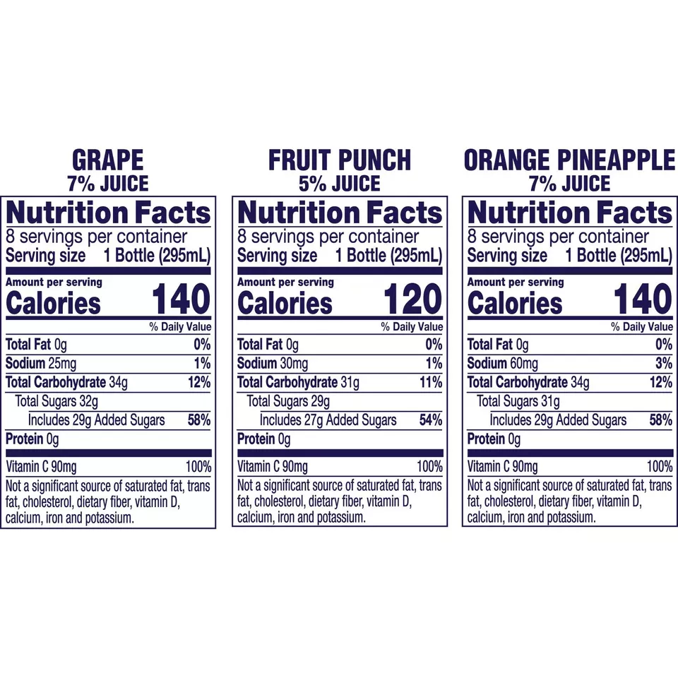 24 PACK - Welch's Variety Pack Grape, Fruit Punch, Orange Pineapple (10 fl. oz.)