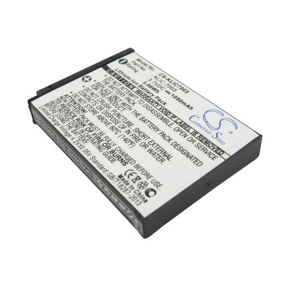 1050mAh Kodak KLIC-7003 Battery for EasyShare Z950 EasyShare M381 EasyShare M380 Easyshare V1003 EasyShare V803