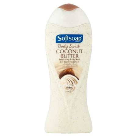 Softsoap Coconut Butter Body Scrub, 15 fl oz