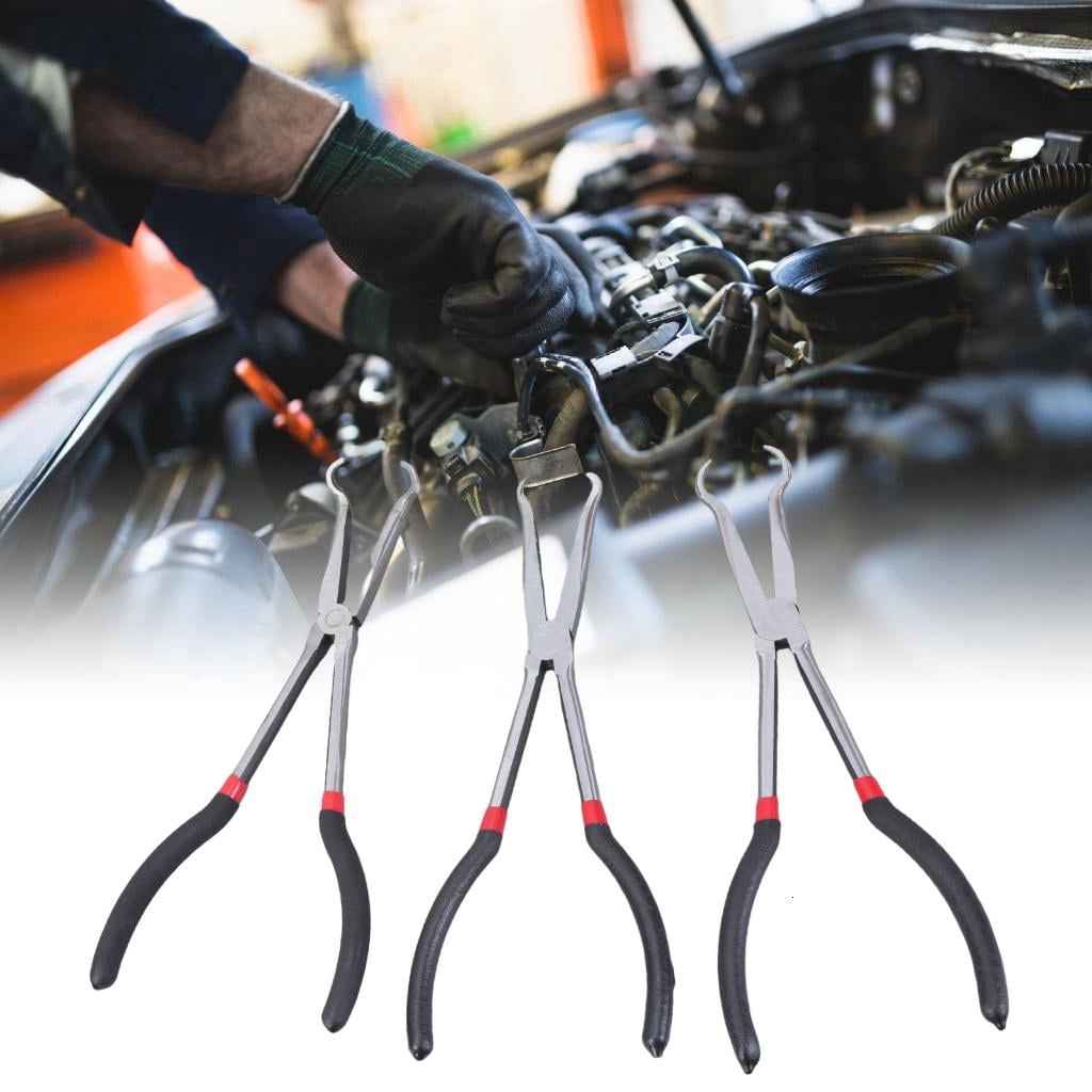 CEORPER Pack Of 3 Hose Grip Pliers 11Inch Mechanic Tool For Tight And Confined Space