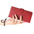 thumbnail image 2 of Étui Portefeuille pour Xiaomi 15T Pro à Rabat en Cuir avec Porte-Cartes et Support, Fermoir Magnétique et Dragonne Rouge, 2 of 6