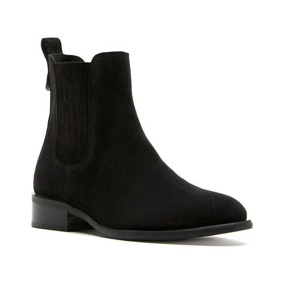 La Canadienne Al Suede Bootie, 8, Black