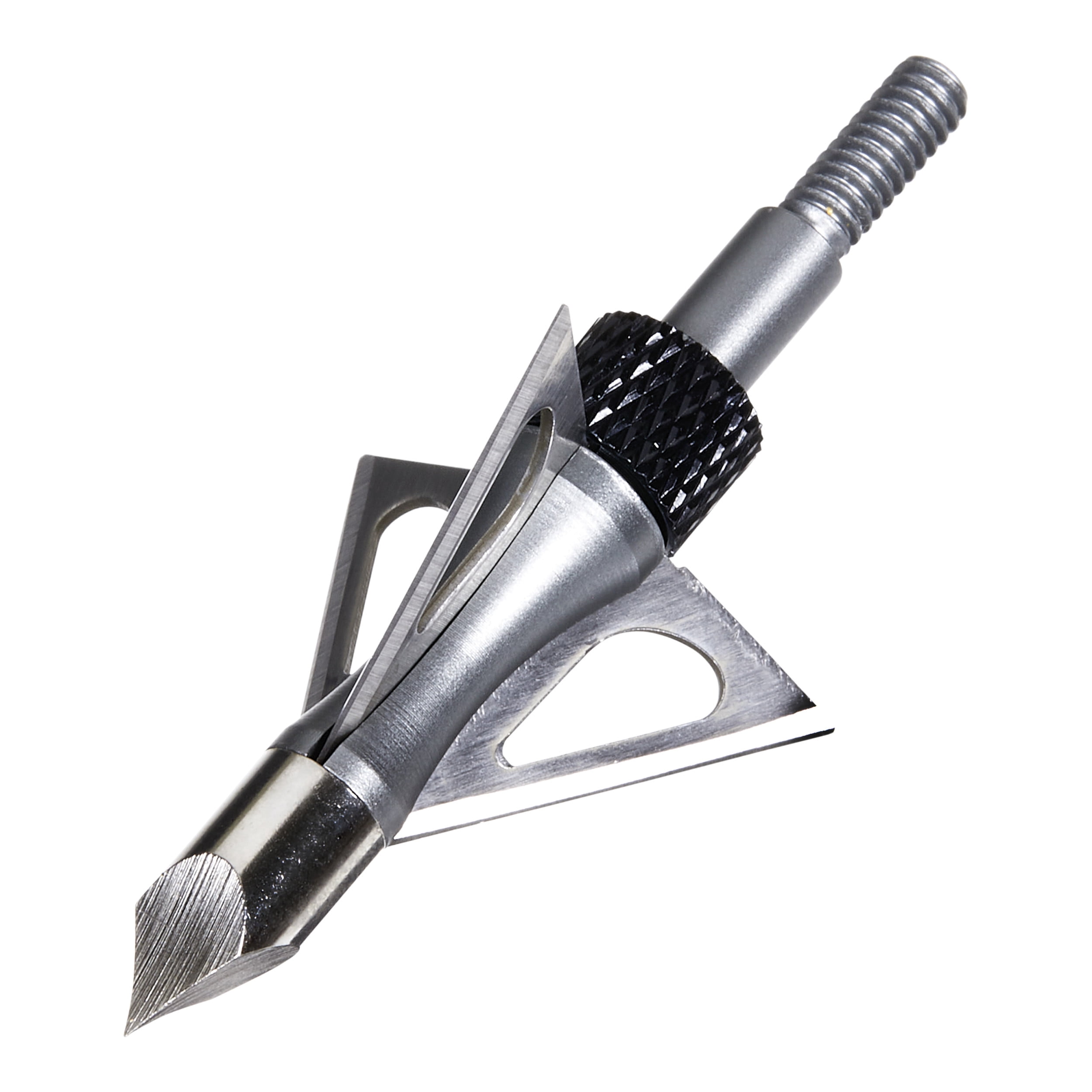 Stryke Impact Fixed Blade Broadhead, 100-Grain, 3-Pack, Aluminum and Steel, 14635, Silver