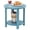 Blue, variant on Outdoor Side Table for Patio: 16in HIPS Small Round Outdoor End Table - 2-Tier Adirondack Tables for Patio Porch Yard Poolside Living Room Beach Bedroom (Blue, 1 Pack)