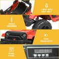 thumbnail image 3 of Jojoka 12V Ride-On Truck Car for Kids, Battery Powered Electric Toys with Parent Remote Control, 4x4, LED Lights, Bluetooth, 2 Speeds, for 3-6 Years Old, Red, 3 of 9