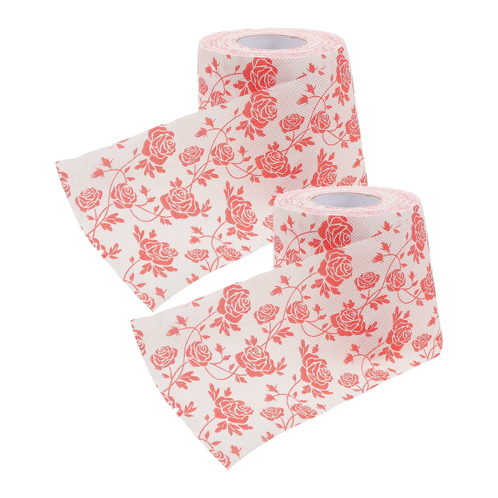 KAKOWELY 2Pcs Floral Toilet Tissue Assorted Color for Bathroom Decorative Use