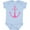 AE-Light Blue, variant on Inktastic Anchor Nautical Pink Girls Baby Bodysuit