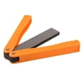 thumbnail image 1 of Travel Friendly Portable Pocket Sharpener Coarse and Fine Grinding Options Orange, 1 of 9