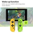 thumbnail image 4 of Joypad Controller Replacement for Switch,Wireless Switch Controller Support Wake-up Function with Strap(Yellow and Green), 4 of 7