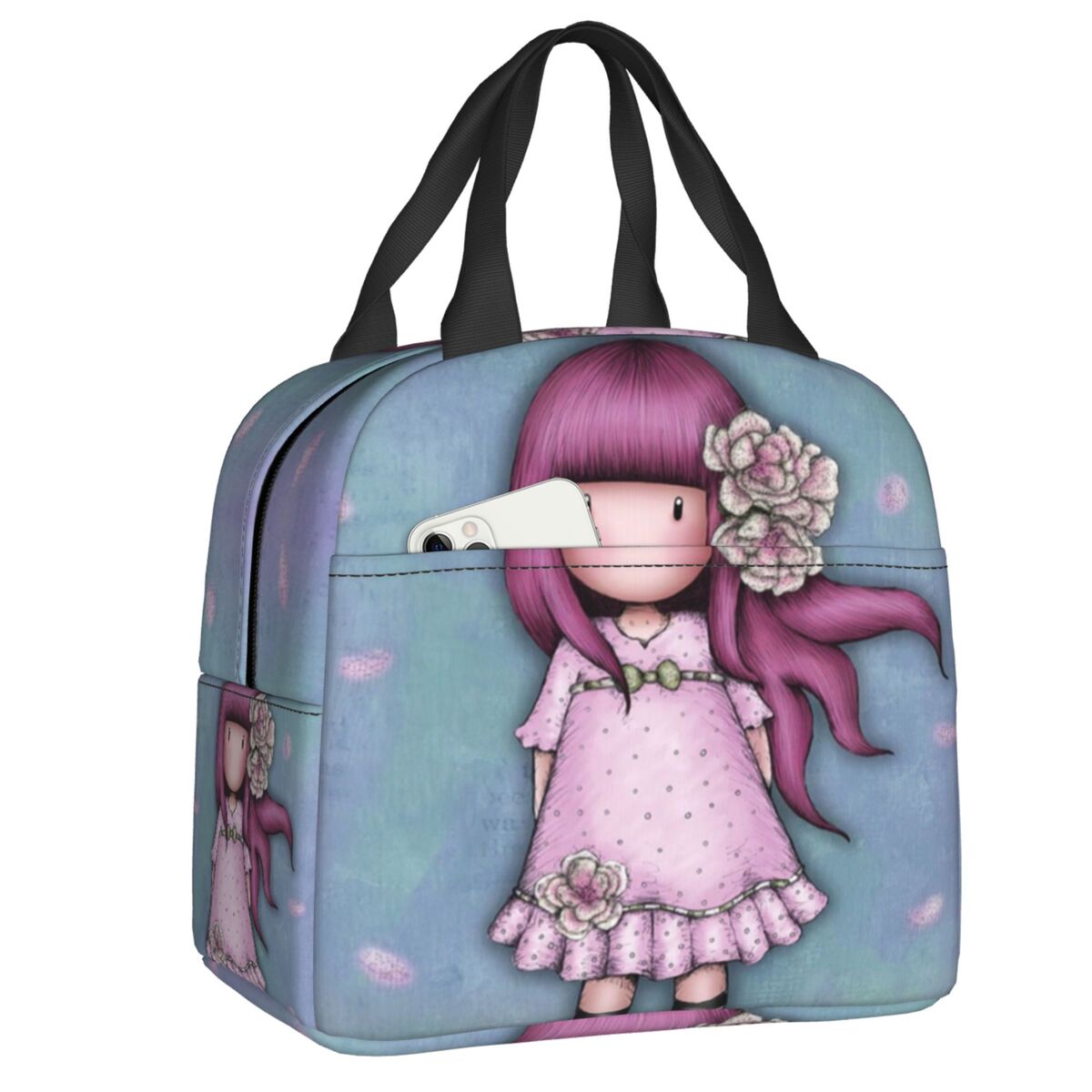 Santoro Gorjuss Star Lunch Box for Women Leakproof Anime Girl Cooler