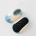 thumbnail image 6 of Toddler Shoes for Unisex Closed Toe Cartoon Printed Floor Socks Anti Soft Sole Breathable Toddler Sneaker for Baby Indoor Outdoor Summer Blue Size 6, 6 of 8