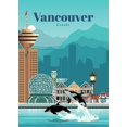 thumbnail image 3 of Pósteres y grabados de viajes de Ámsterdam, Tokio, Londres, Islandia, Bali, Vancouver, arte mural moderno, pinturas de ciudades, paisajes, cuadros en lienzo, 3 of 5