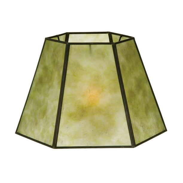 B P Lamp Hexagon Style Mica Lampshade, Make Mica Lamp Shades