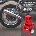 thumbnail image 3 of OUNONA Amortisseurs de Moto Rouges en Aluminium Amélioration de la Stabilité Lot de 1, 3 of 8