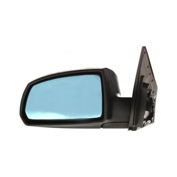 KarParts360 For Kia Rio 2006 2007 2008 2009 Door Mirror Driver Side | Black | Paint To Match Cover | Power | Foldaway | Heated | Chrome Lens | Sedan | Replacement For KI1320139 | 876101G110