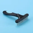 thumbnail image 3 of Dog Rake Deshedding Dematting Brush Comb Undercoat Rake for Dogs Cats Short Long Hair Pet Brushes Shedding with Double Row Pins, 3 of 8