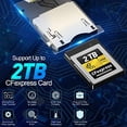 thumbnail image 4 of CFexpress Card Reader, Rocketek USB 3.1 Gen 2 10Gbps CFexpress Reader, Portable Aluminum CFexpress Memory Card Adapter, 4 of 5