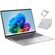 ASUS Vivobook 16" Copilot+ PC Laptop |Snapdragon X 8-Core Processor|Backlit|Qualcomm Adreno Graphics| 16GB RAM DDR5 | 1024GB SSD |Windows 11 Pro |Bundle with Laptop Stand