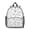 Basketball and Hoop, variant on Basketball and Hoop White Pattern Backpack for School, Cute School Bag with Adjustable Shoulder Straps and Padded Back, 13.8"x11.4"x6"